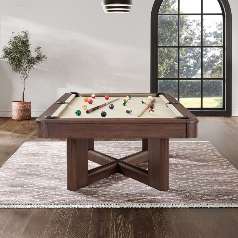 8′ Ashford Pool Table (Dark Walnut)