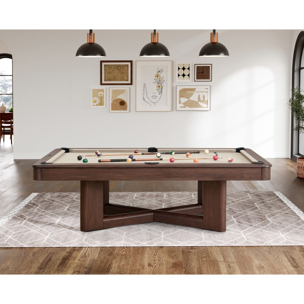 8′ Ashford Pool Table (Dark Walnut)