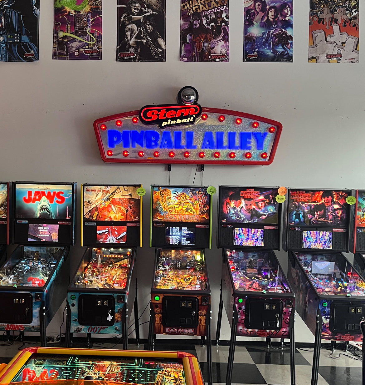 Stern Pinball - Pinball Alley Arcade Sign