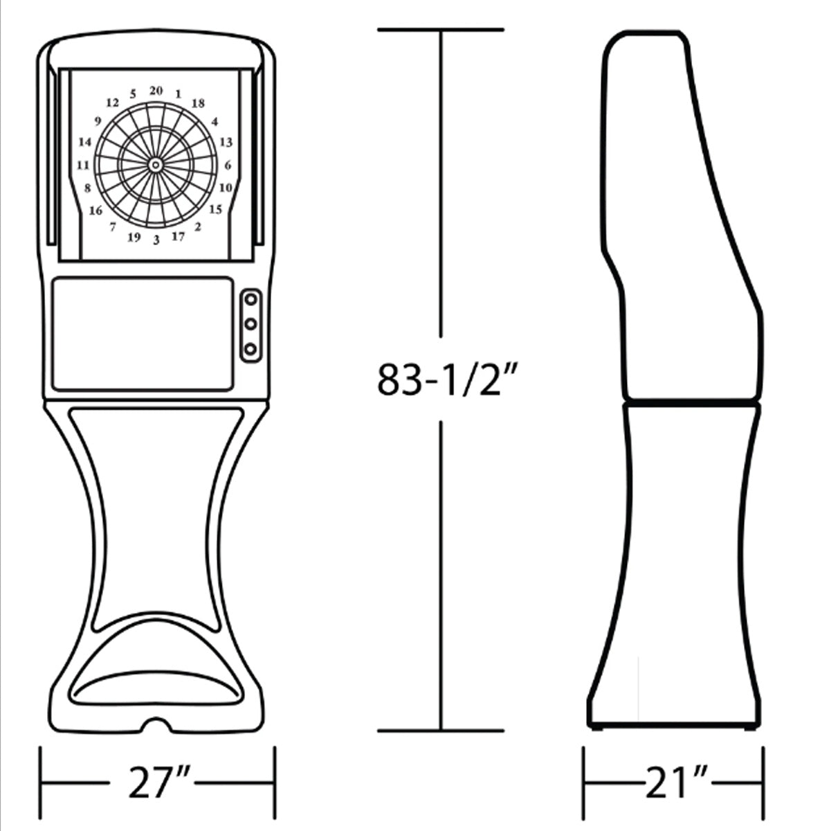 Spider360 2000 Series Premium Electronic Dart Machine