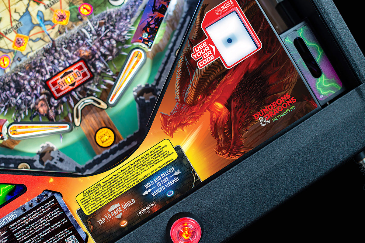 Dungeons & Dragons, The Tyrant's Eye (Premium) Pinball Machine (PRE-ORDER DEPOSIT)