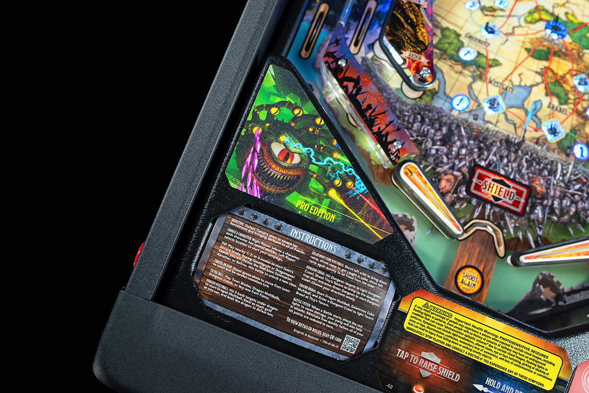 Dungeons & Dragons, The Tyrant's Eye (Pro) Pinball Machine (PRE-ORDER DEPOSIT)