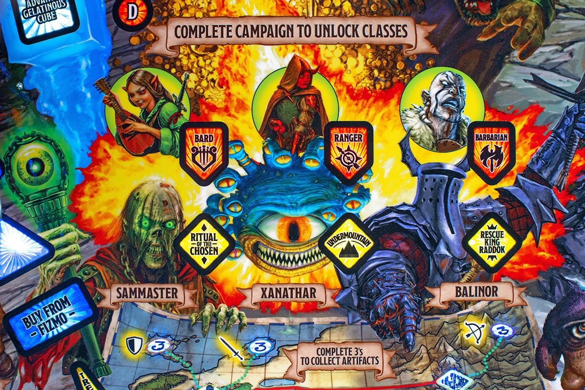 Dungeons & Dragons, The Tyrant's Eye (Pro) Pinball Machine (PRE-ORDER DEPOSIT)