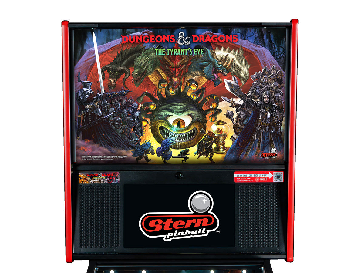 Dungeons & Dragons, The Tyrant's Eye (Premium) Pinball Machine (PRE-ORDER DEPOSIT)