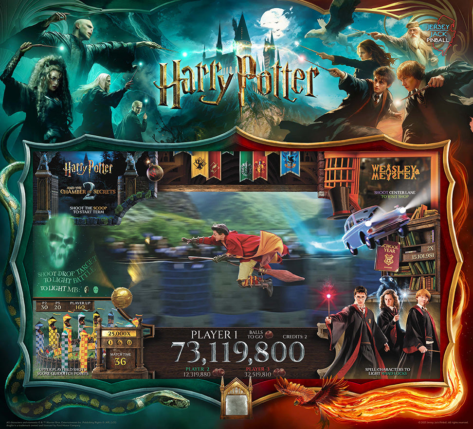Harry Potter (Wizard Edition) Pinball Machine / PRE-ORDER DEPOSIT