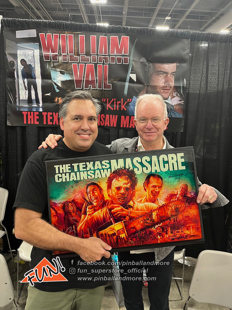 The Texas Chainsaw Massacre (Collectors Edition #44) Pinball Machine - AUTOGRAPHED!
