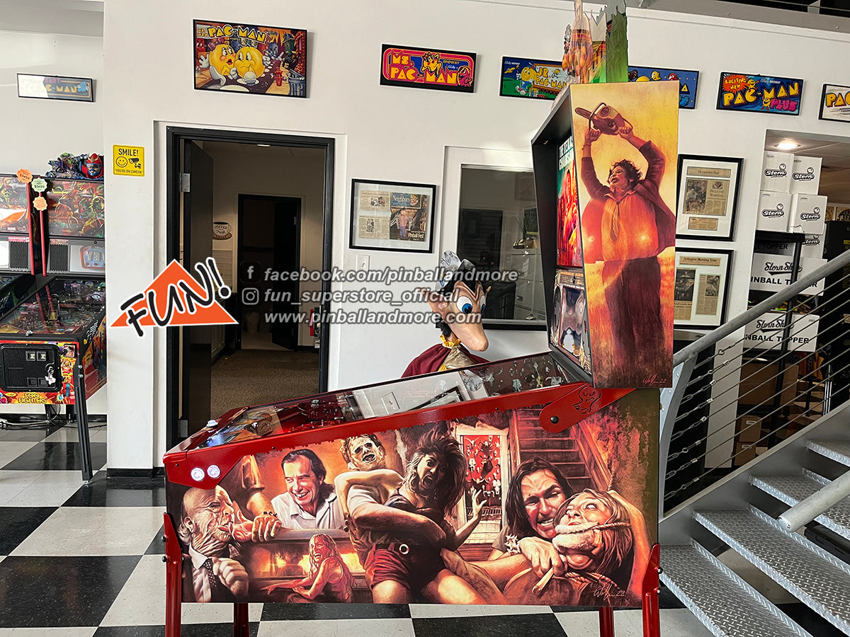 The Texas Chainsaw Massacre (Collectors Edition #44) Pinball Machine - AUTOGRAPHED!