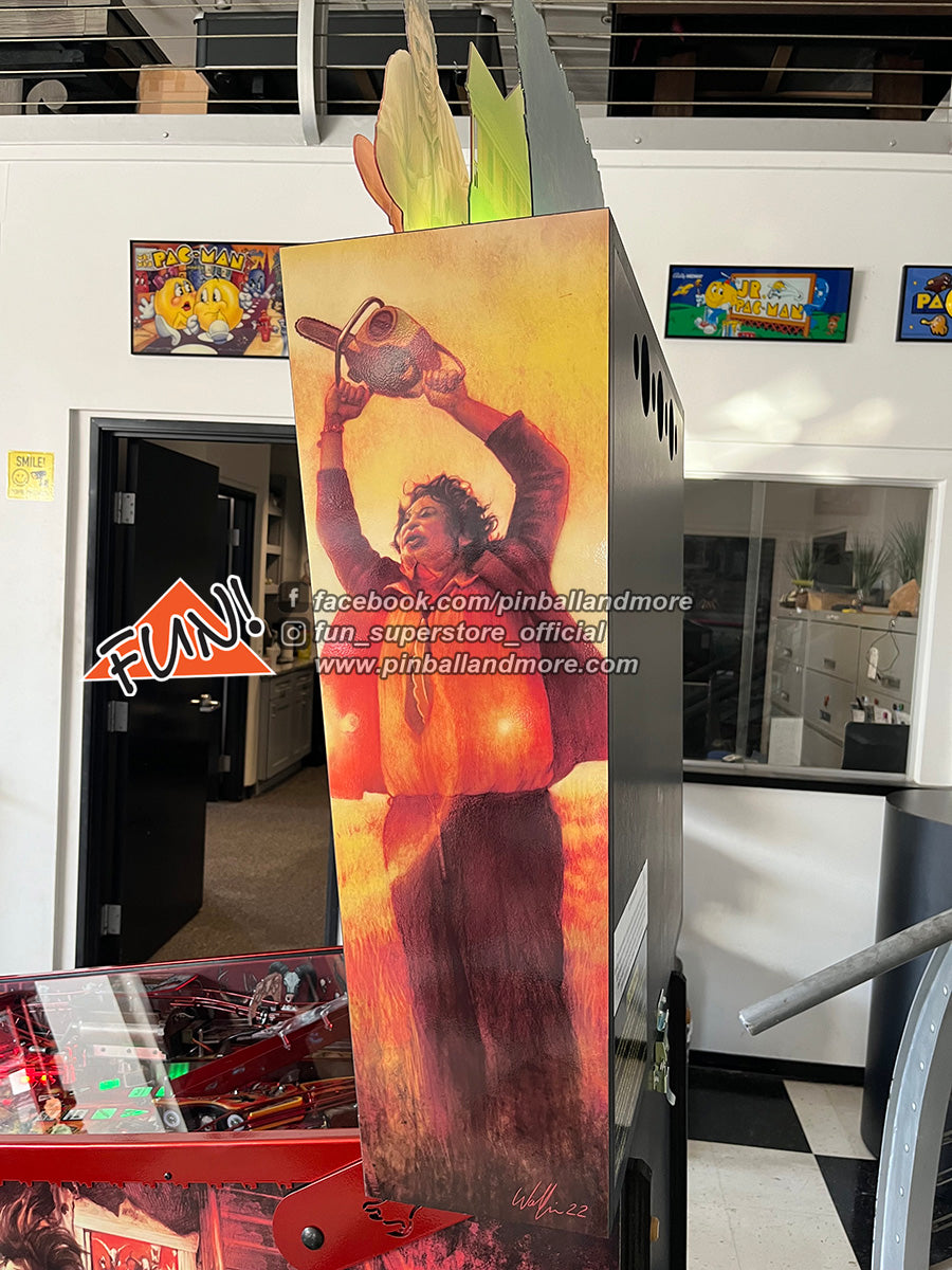 The Texas Chainsaw Massacre (Collectors Edition #44) Pinball Machine - AUTOGRAPHED!