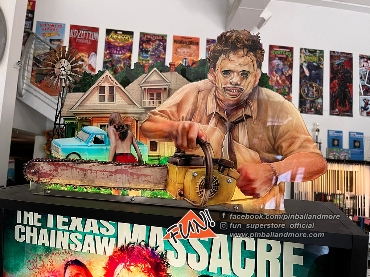 The Texas Chainsaw Massacre (Collectors Edition #44) Pinball Machine - AUTOGRAPHED!