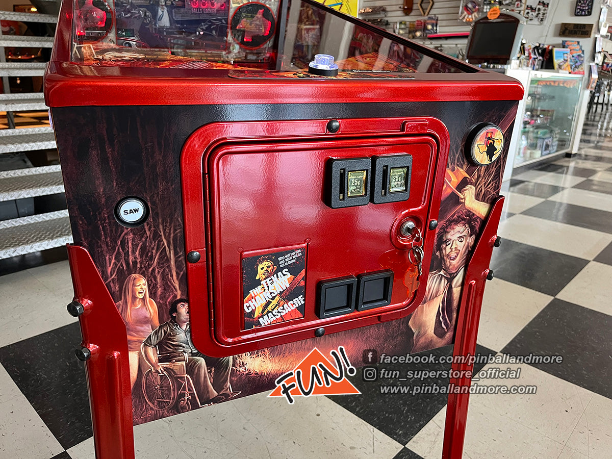 The Texas Chainsaw Massacre (Collectors Edition #44) Pinball Machine - AUTOGRAPHED!
