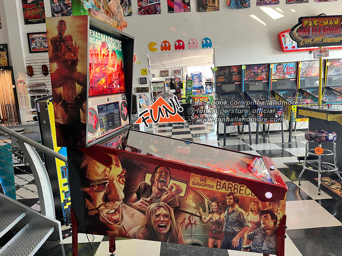 The Texas Chainsaw Massacre (Collectors Edition #44) Pinball Machine - AUTOGRAPHED!
