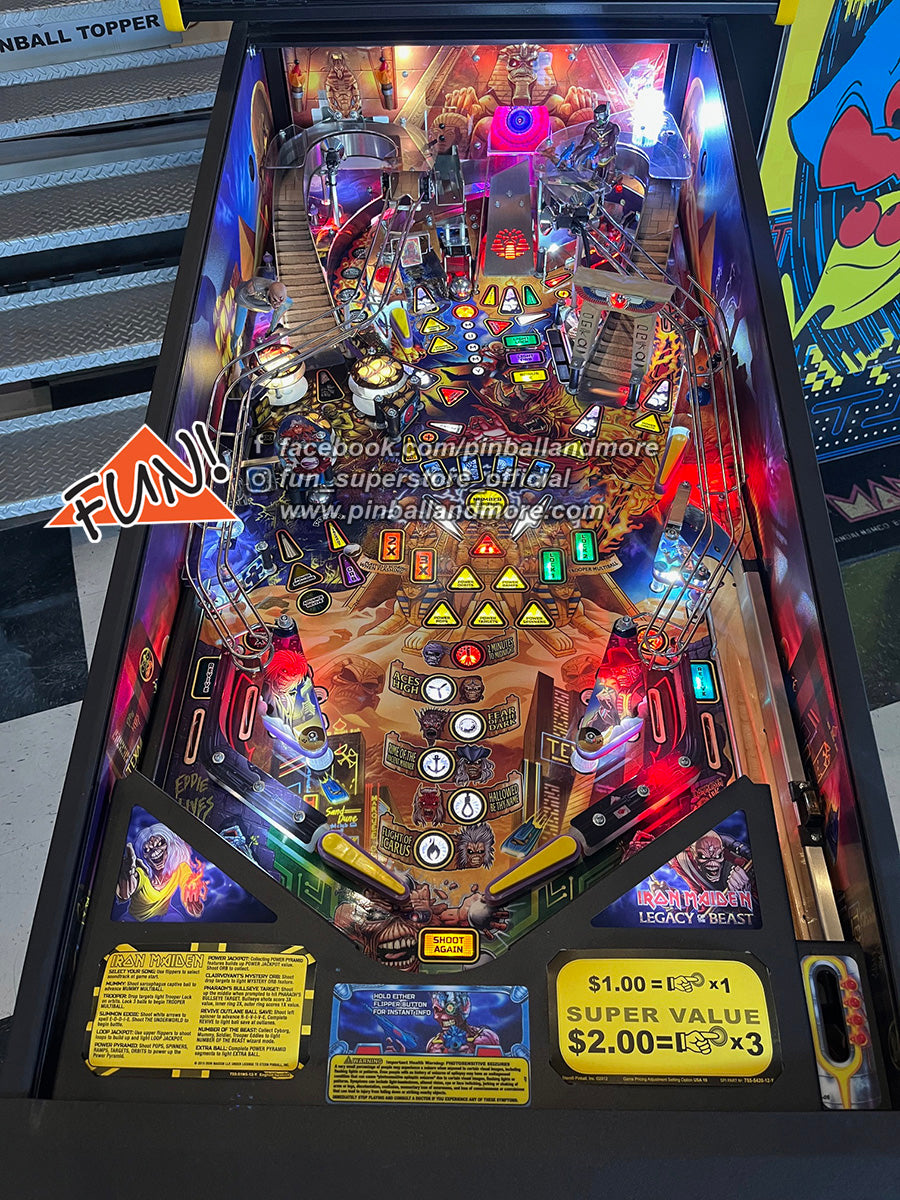 Iron Maiden (Premium) Pinball Machine - Home Use Only w/Mods!