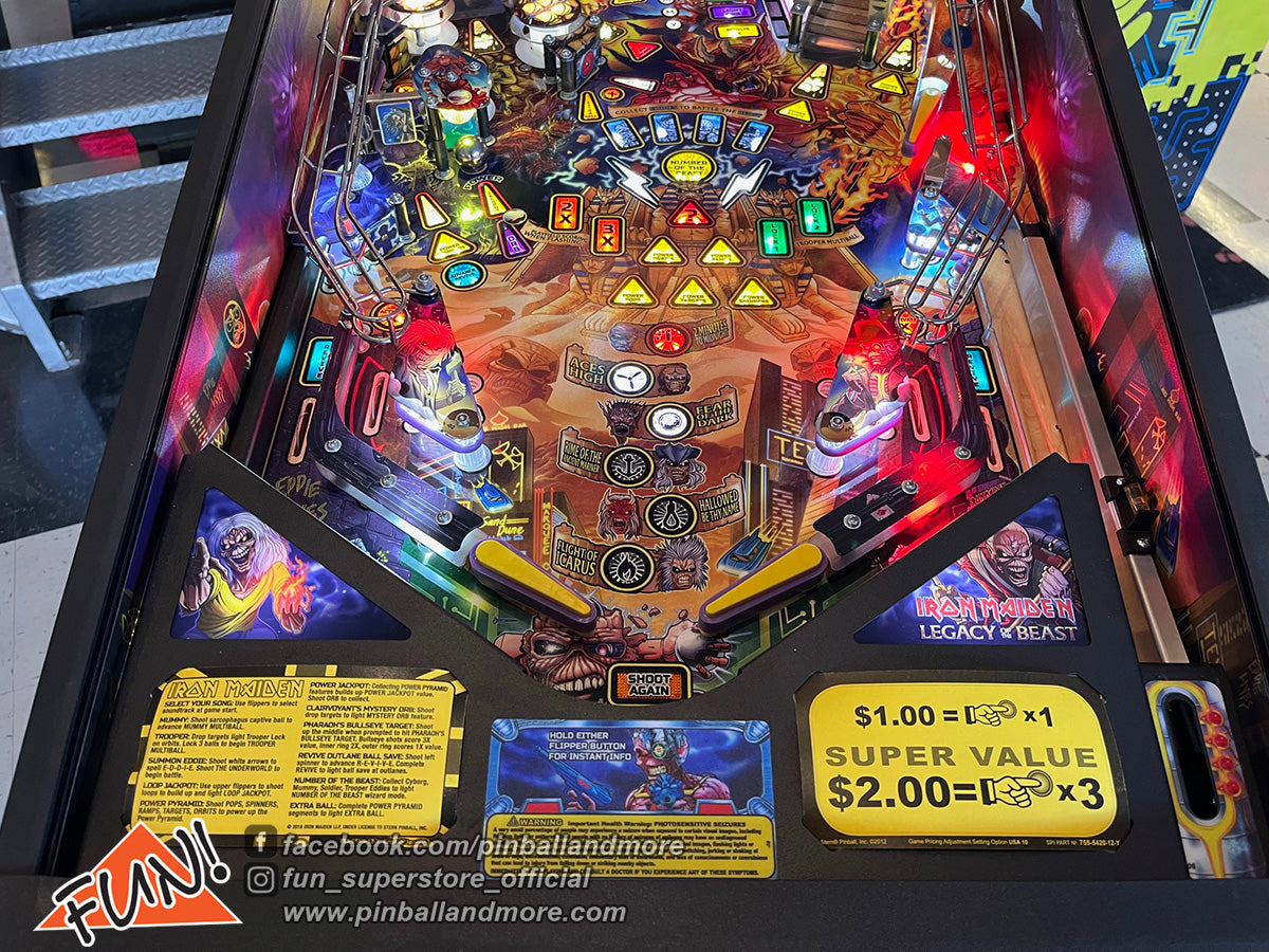 Iron Maiden (Premium) Pinball Machine - Home Use Only w/Mods!