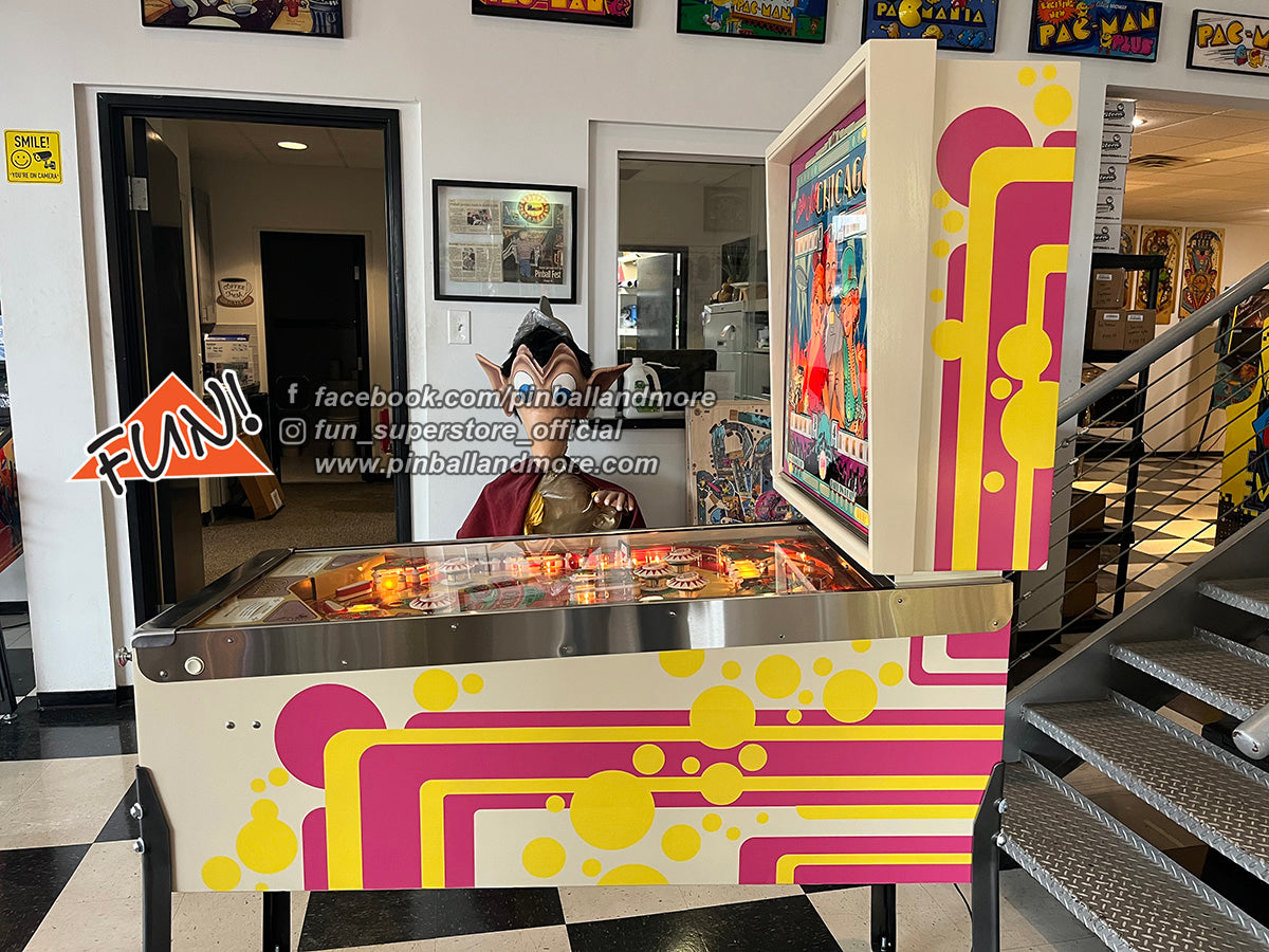 Old Chicago Pinball Machine