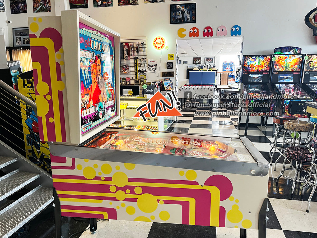 Old Chicago Pinball Machine