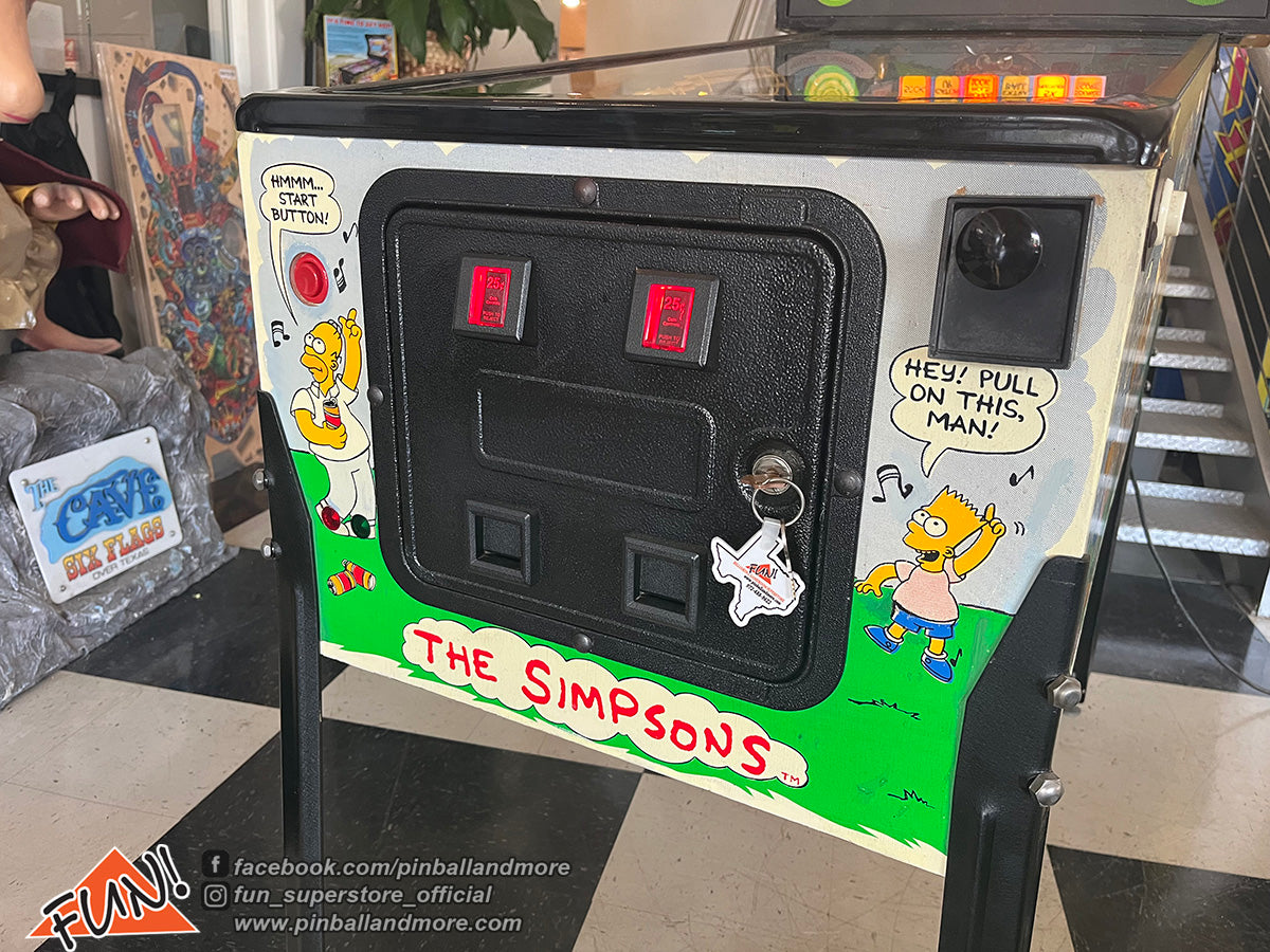 The Simpsons Pinball Machine