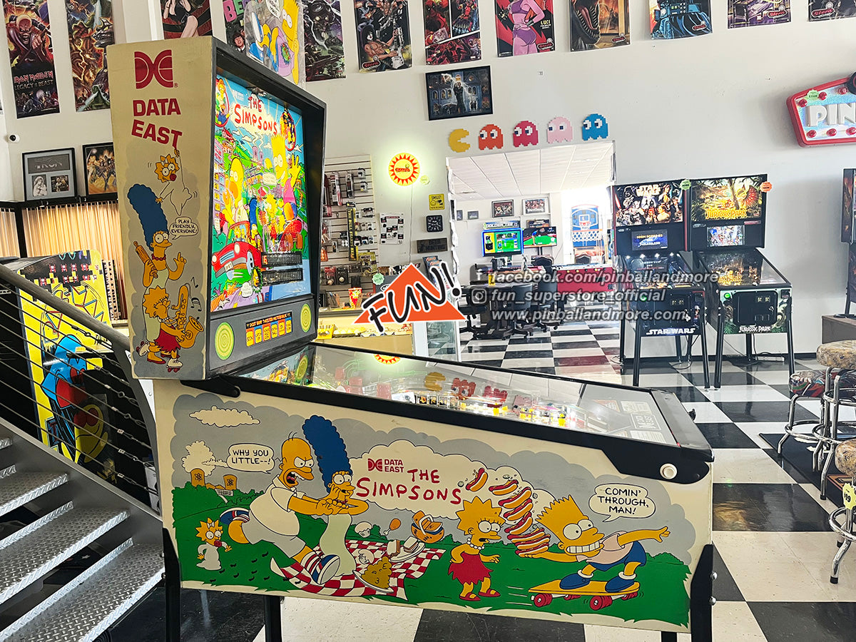 The Simpsons Pinball Machine