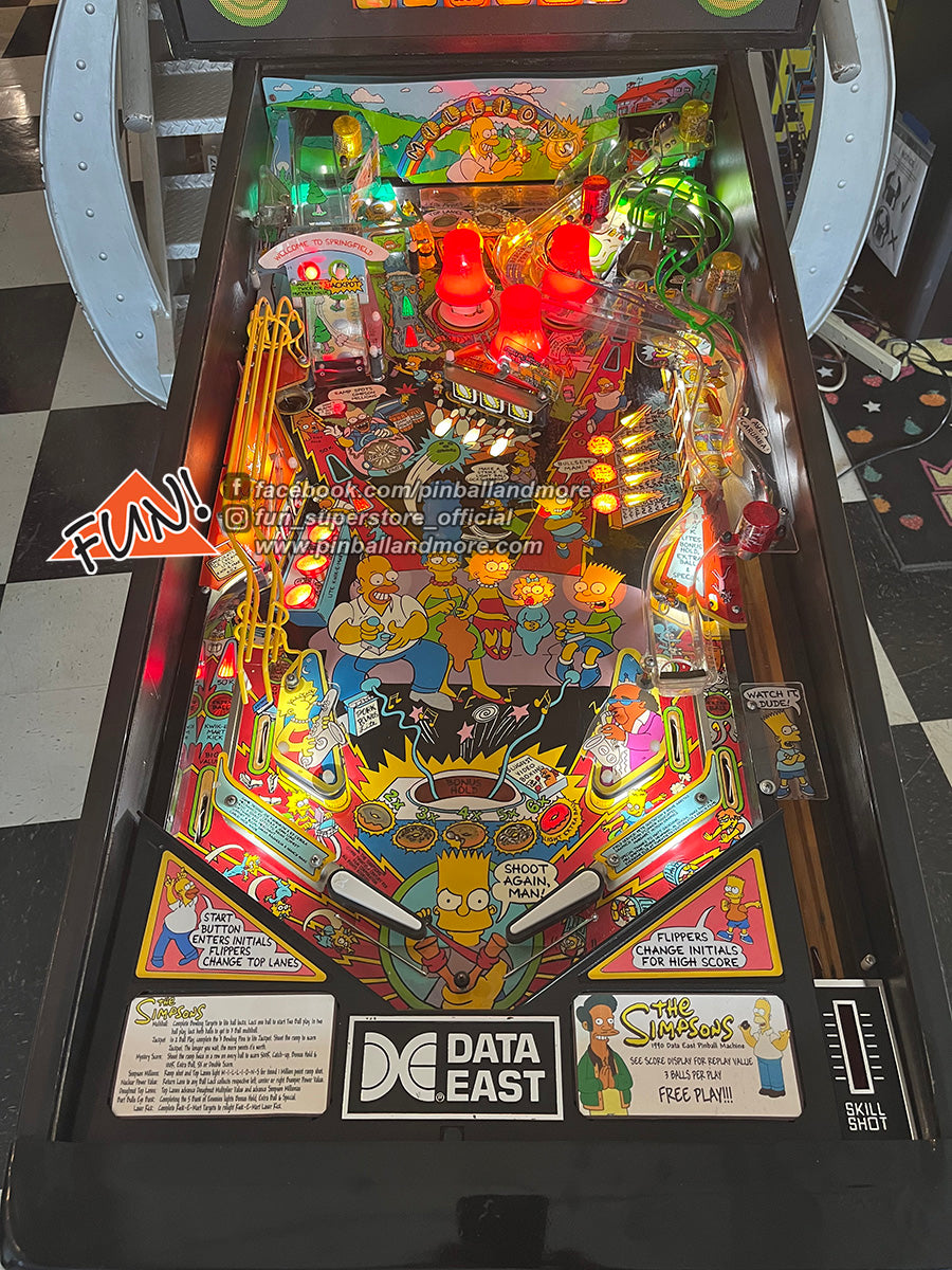 The Simpsons Pinball Machine