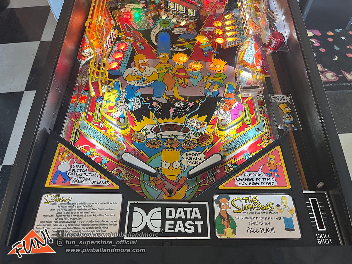 The Simpsons Pinball Machine