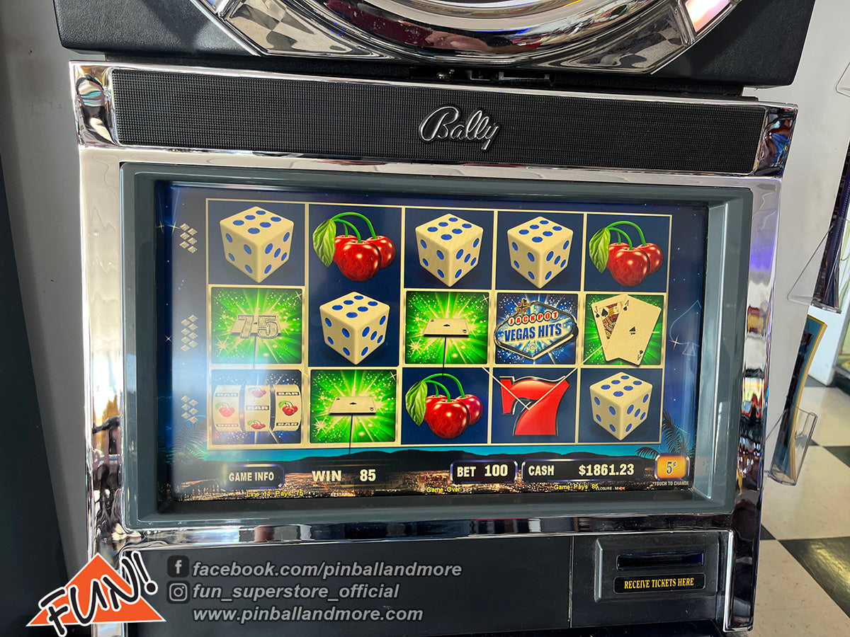 Jackpot Vegas Hits Slot Machine w/Stand