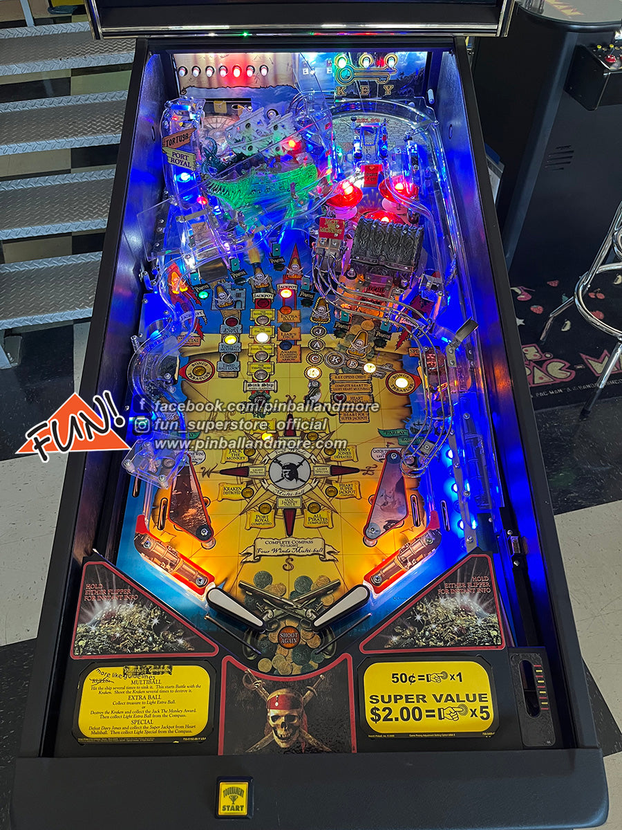 Pirates of the Caribbean Pinball Machine - HUO