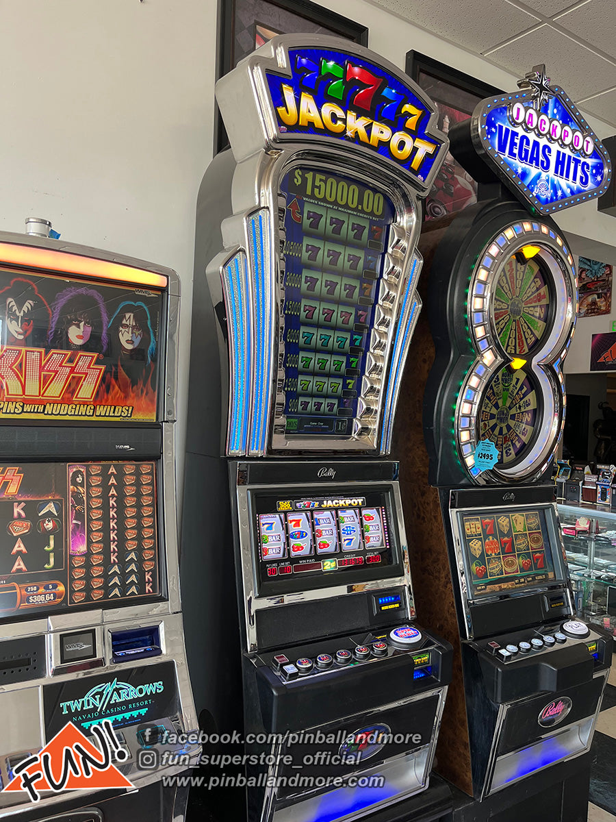 Jackpot 7's Bonus Slot Machine w/Stand