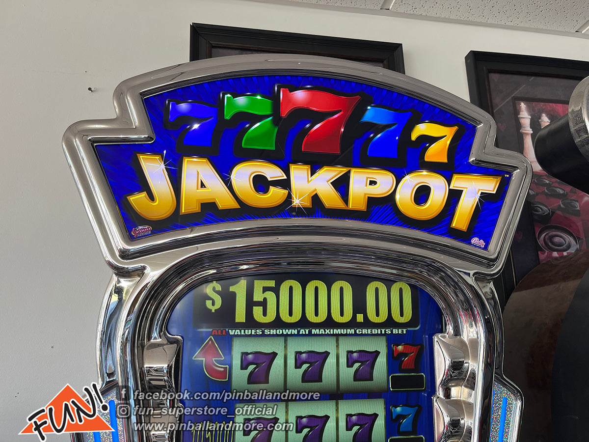 Jackpot 7's Bonus Slot Machine w/Stand