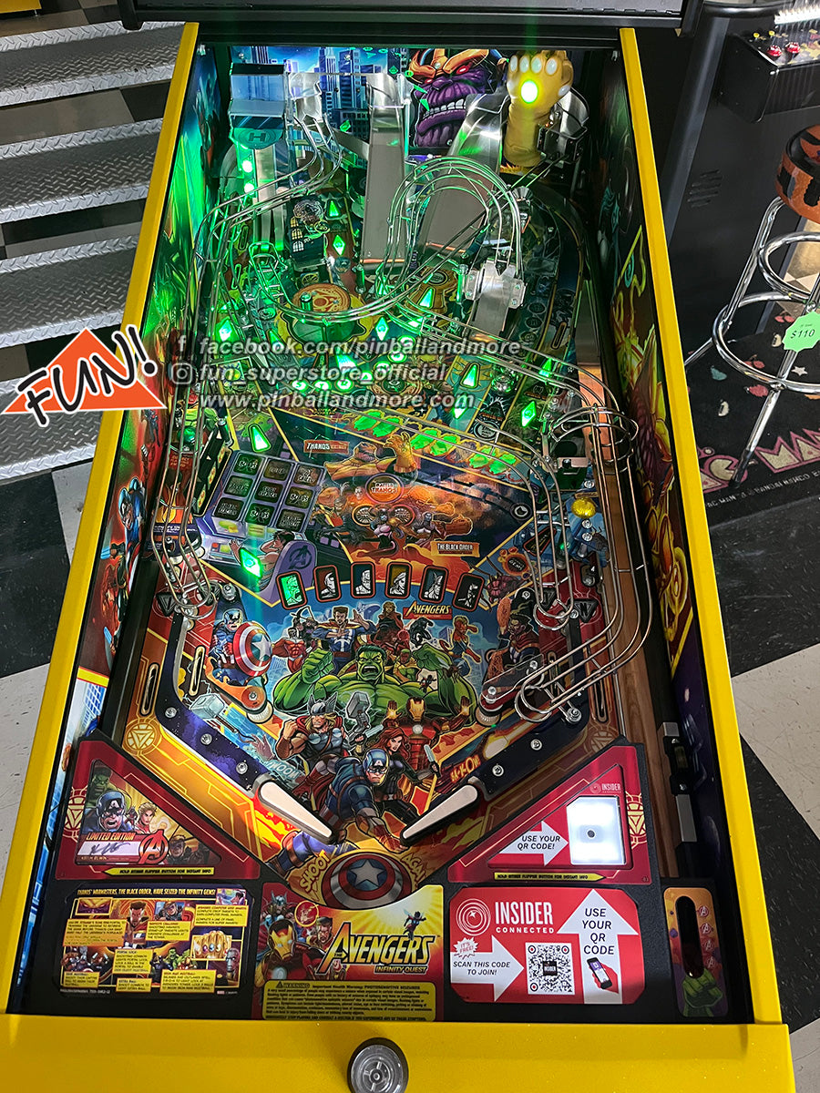 Avengers: Infinity Quest (Limited Edition #382 of 500) Pinball Machine - HUO