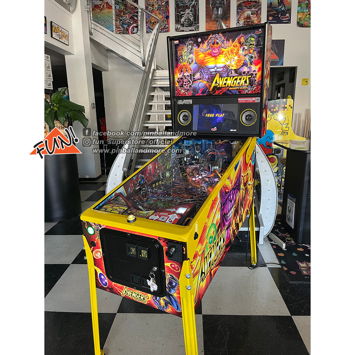 Avengers: Infinity Quest (Limited Edition #382 of 500) Pinball Machine - HUO