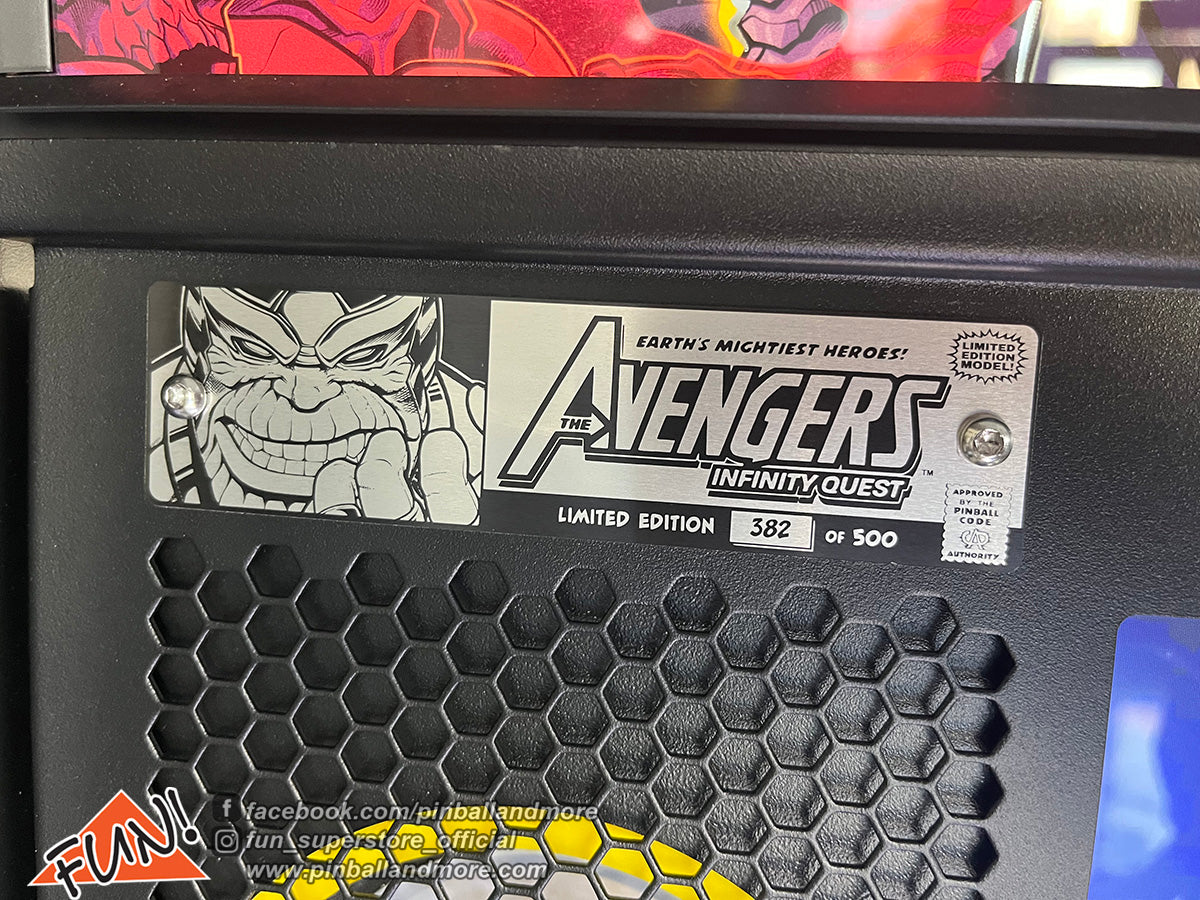 Avengers: Infinity Quest (Limited Edition #382 of 500) Pinball Machine - HUO