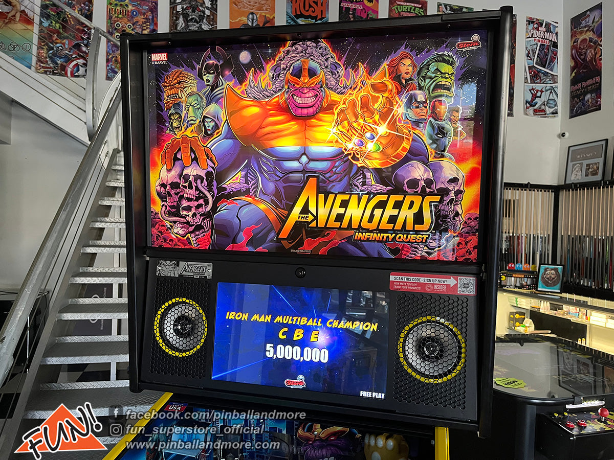 Avengers: Infinity Quest (Limited Edition #382 of 500) Pinball Machine - HUO