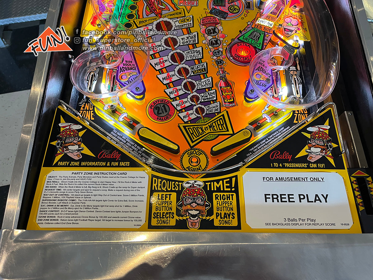 The Party Zone Pinball Machine