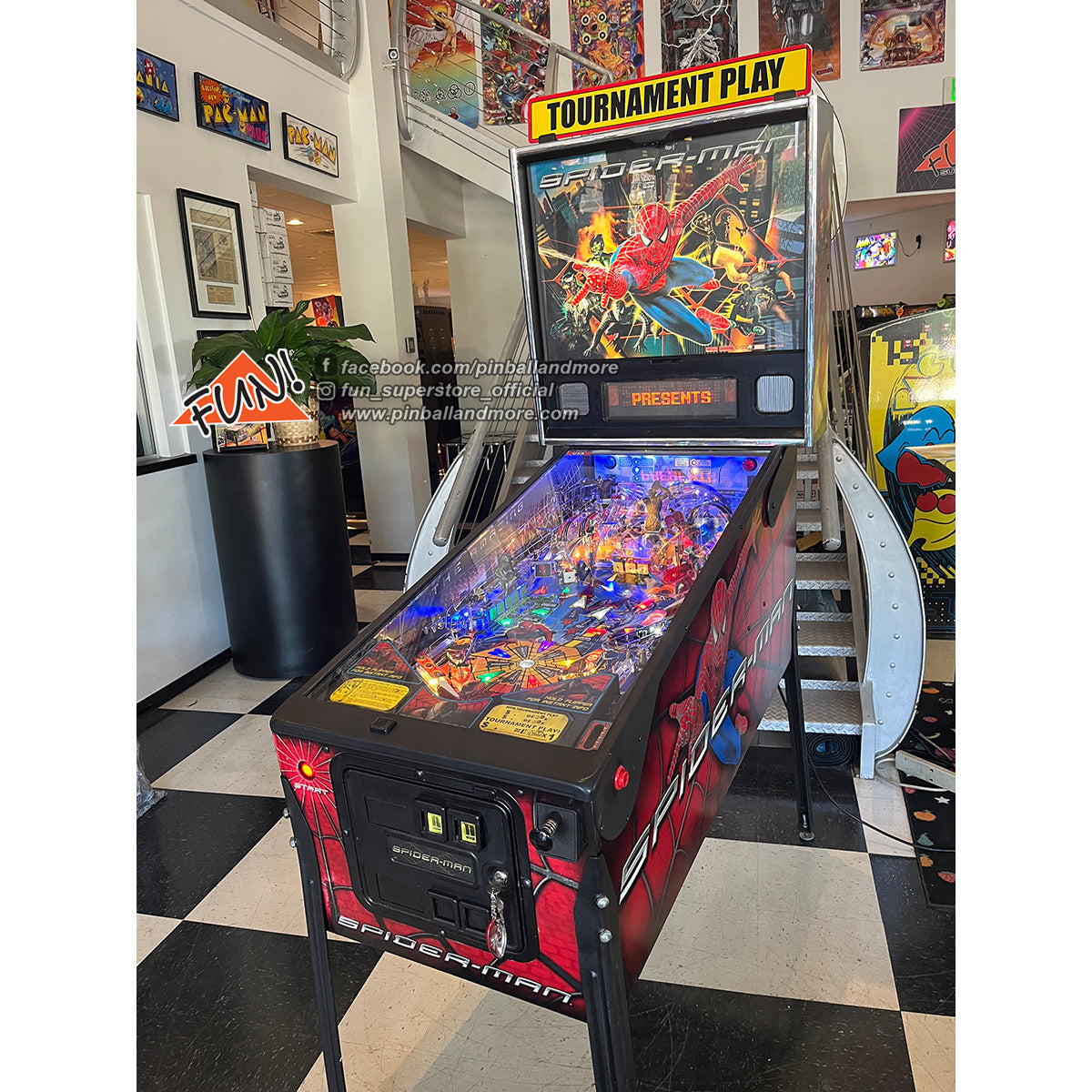 Spider-Man Pinball Machine