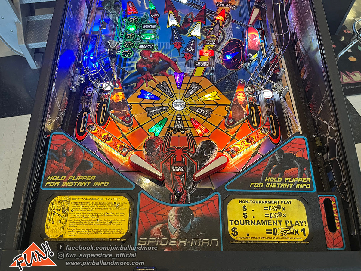 Spider-Man Pinball Machine