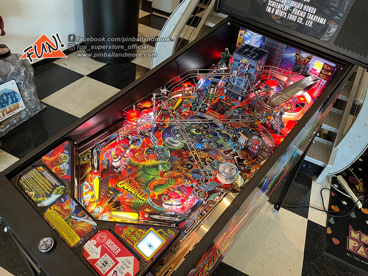 Godzilla (Pro) Pinball Machine - HOME USE ONLY