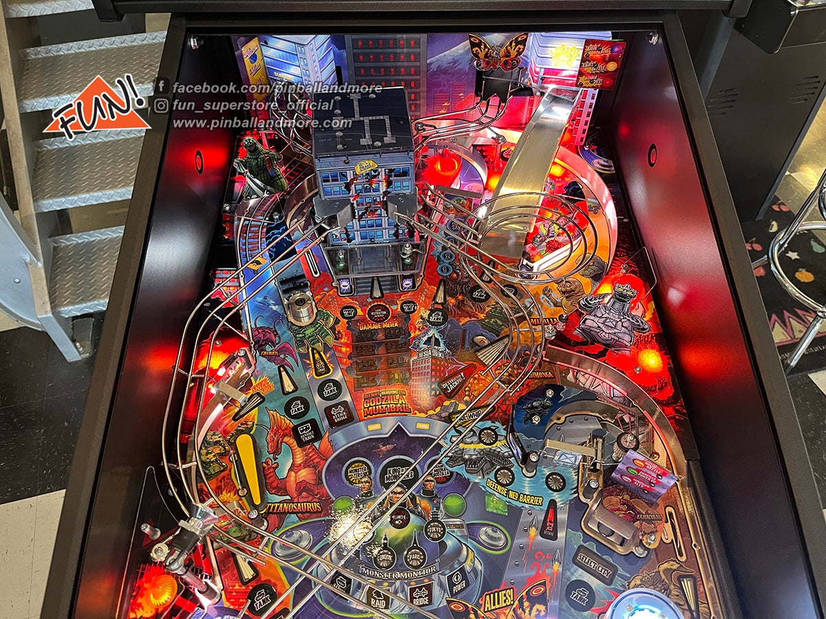 Godzilla (Pro) Pinball Machine - HOME USE ONLY