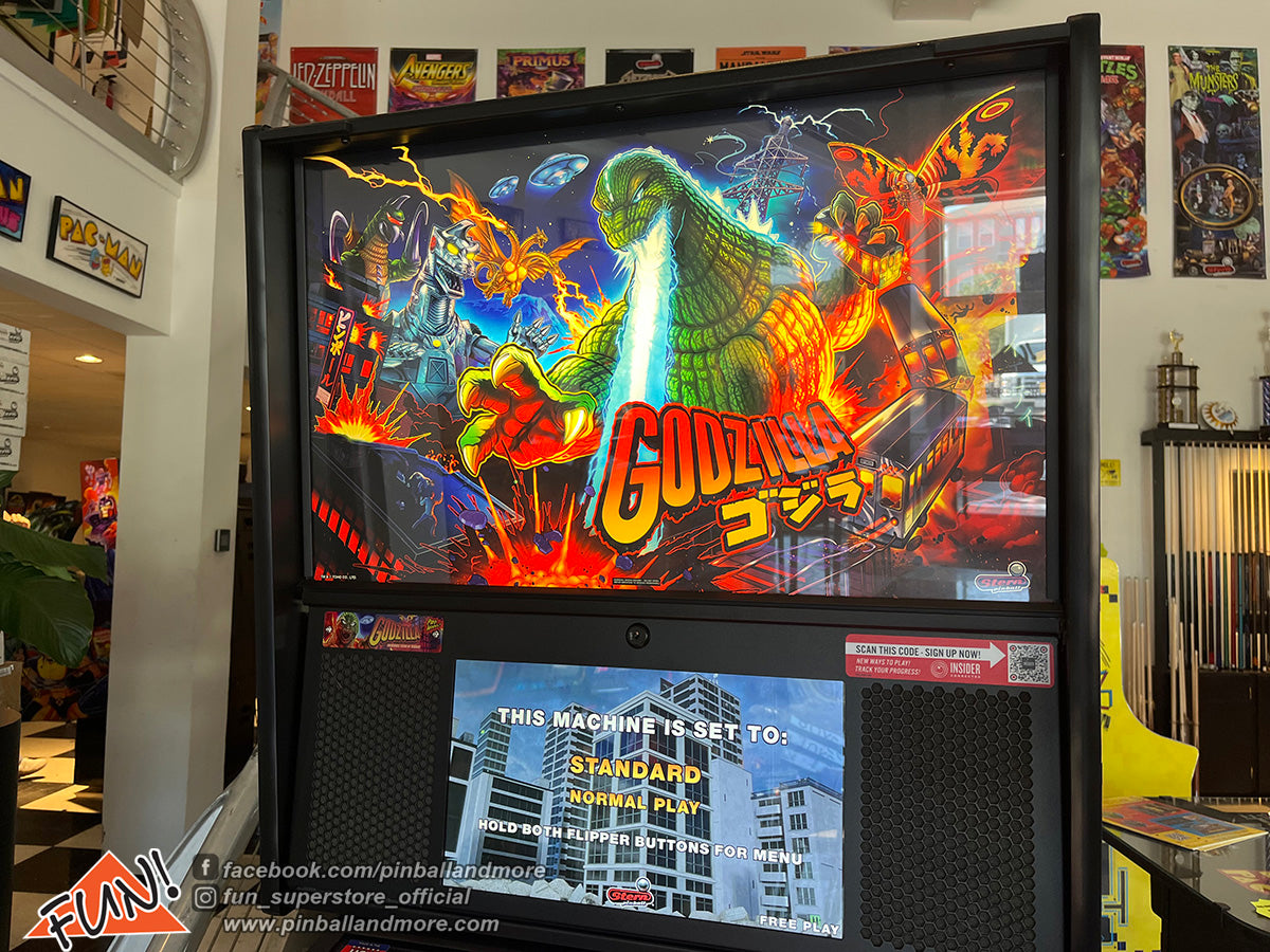 Godzilla (Pro) Pinball Machine - HOME USE ONLY