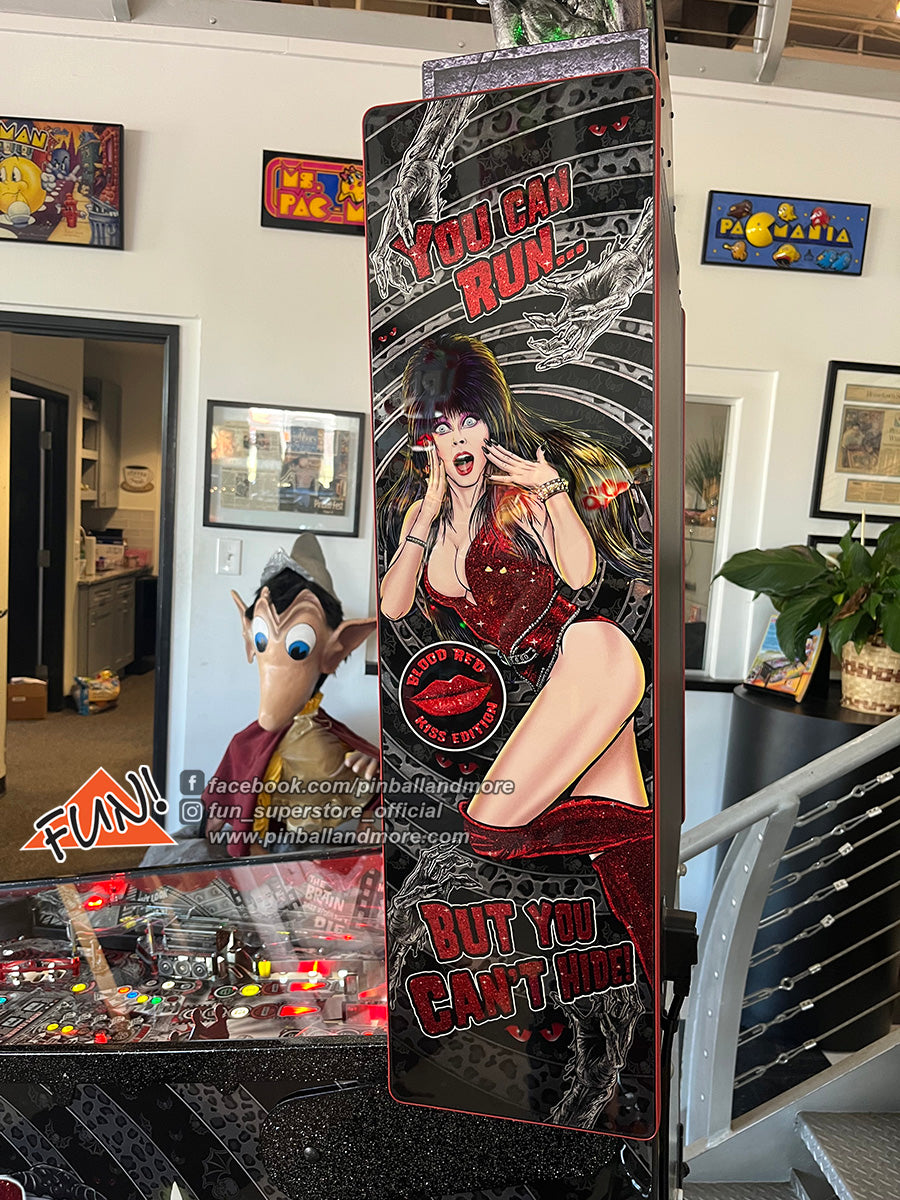 Elvira's House of Horrors (Blood Red Kiss Limited Edition #164) Pinball Machine w/Topper