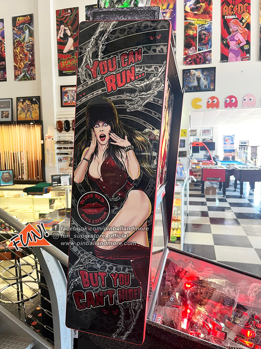 Elvira's House of Horrors (Blood Red Kiss Limited Edition #164) Pinball Machine w/Topper