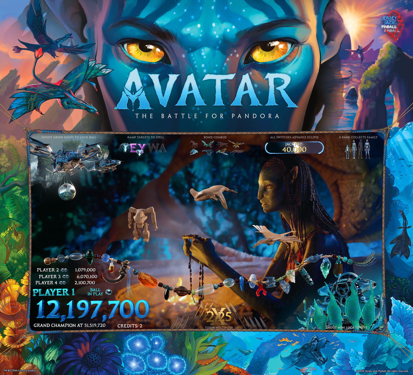Avatar: The Battle for Pandora (Collectors Edition) Pinball Machine (Pre-Order)