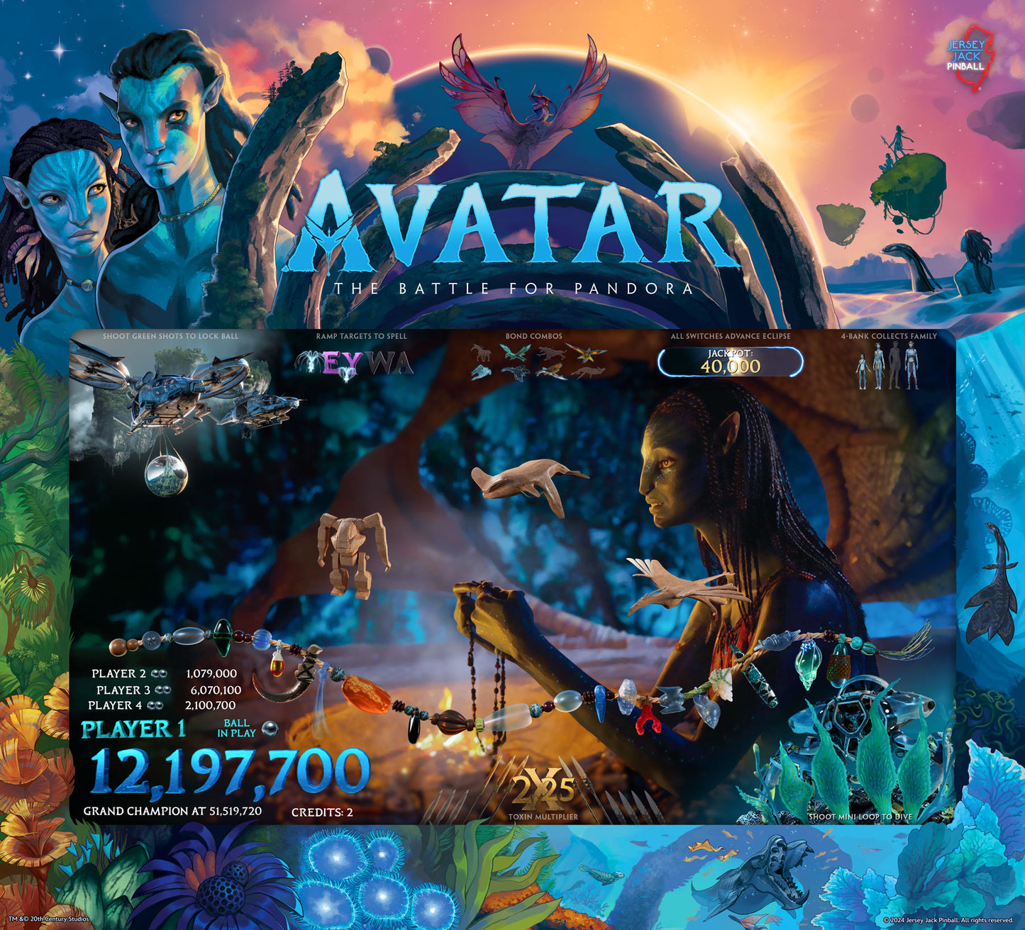 Avatar: The Battle for Pandora (Limited Edition) Pinball Machine (Pre-Order)