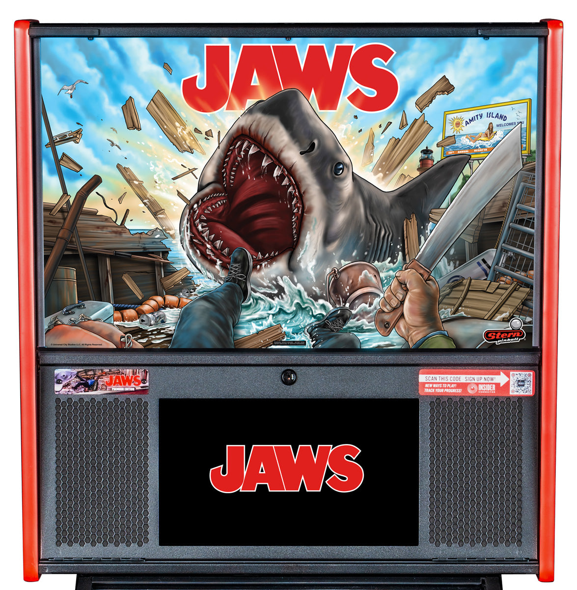 Jaws (Premium) Pinball Machine (PRE-ORDER)
