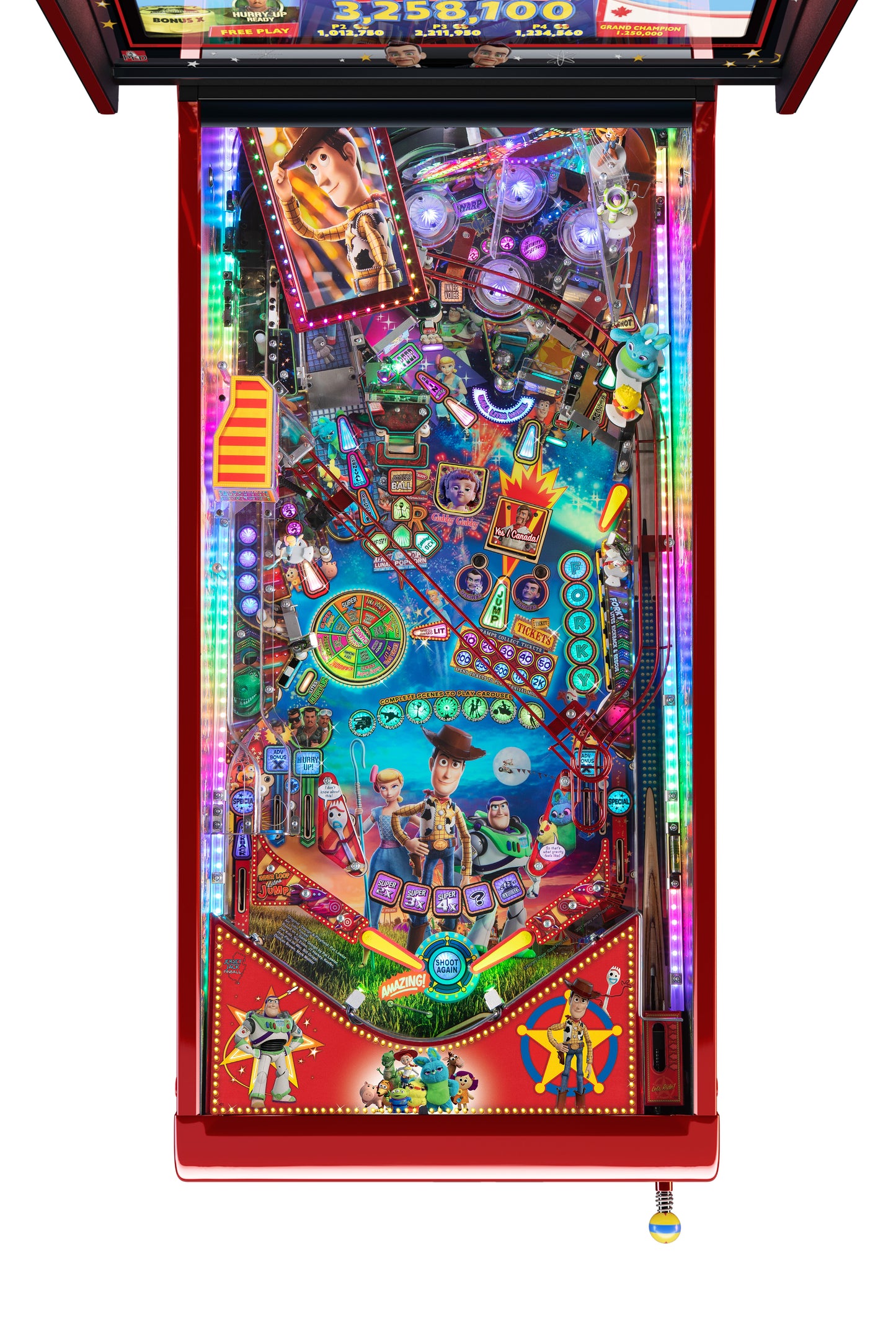 Toy Story 4 (Collectors Edition) Pinball Machine - NEW