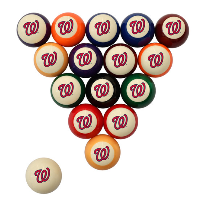 Officially Licensed MLB Retro Pool Ball Set (Pick your team)