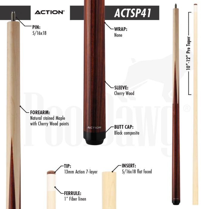 Action ACTSP41 Sneaky Pete Cue (19 oz)