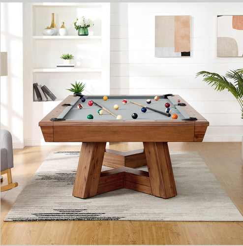 8' Aris Pool Table (Acacia Natural)