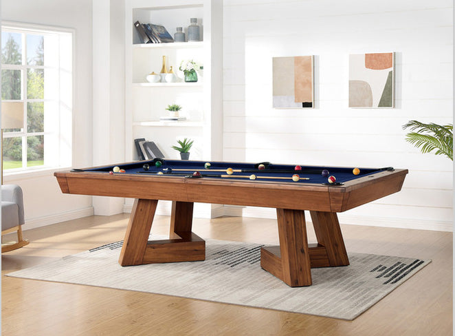 8' Aris Pool Table (Acacia Natural)