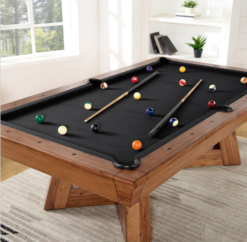 8' Aris Pool Table (Acacia Natural)