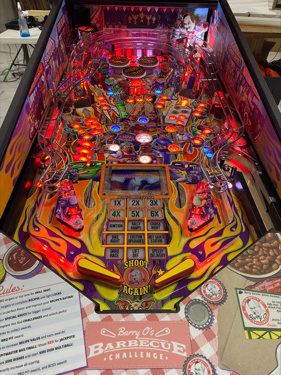 Barry O's Barbeque Challenge (Limited Edition) Pinball Machine - NEW