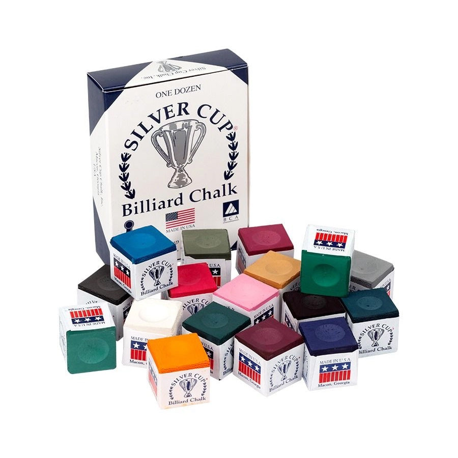 Silver Cup Championship Chalk (Box of 12 cubes)